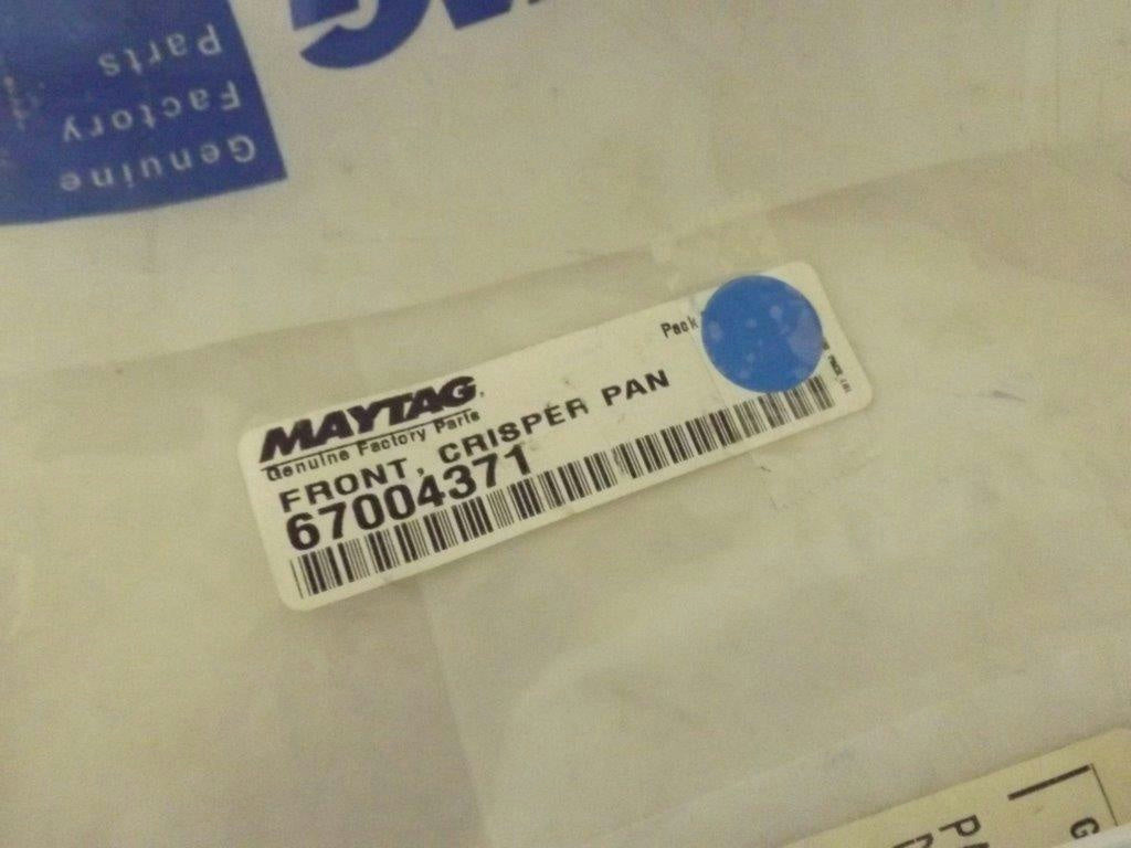 MAYTAG WHIRLPOOL REFRIGERATOR 67004371 FRONT CRISPER PAN NEW MAYTAG WHIRLPOOL REFRIGERATOR 67004371 FRONT CRISPER PAN NEW